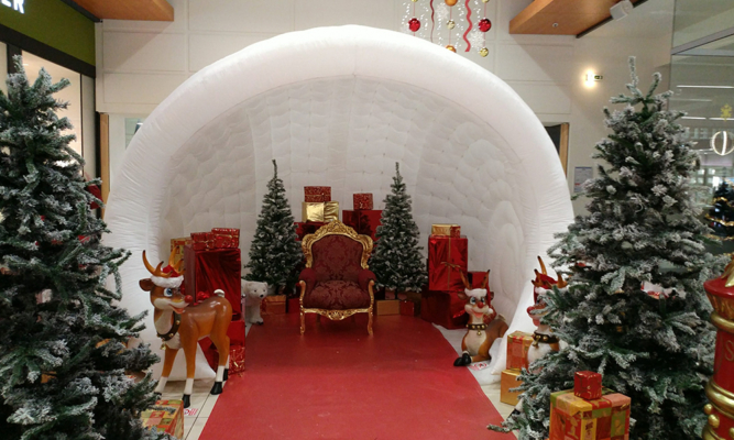 décors Igloo et trone